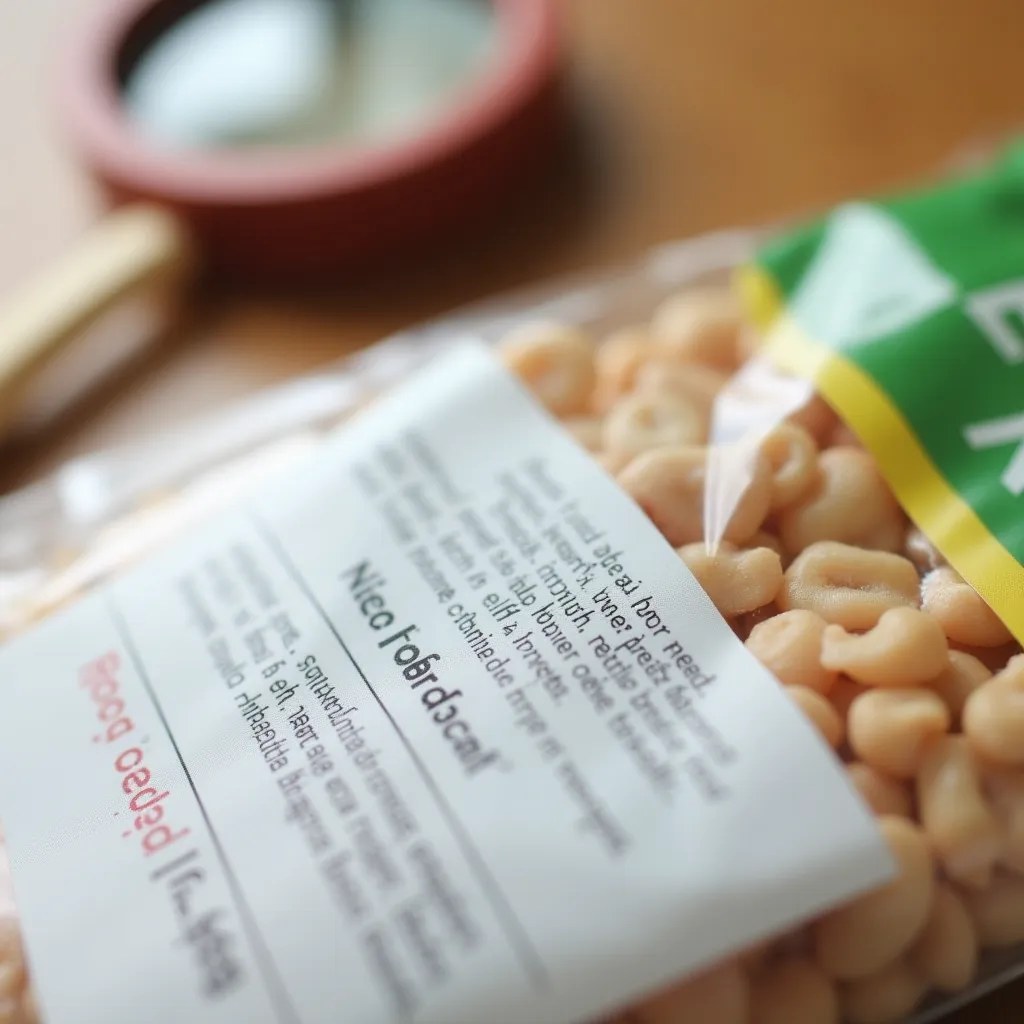 Étiquettes alimentaires